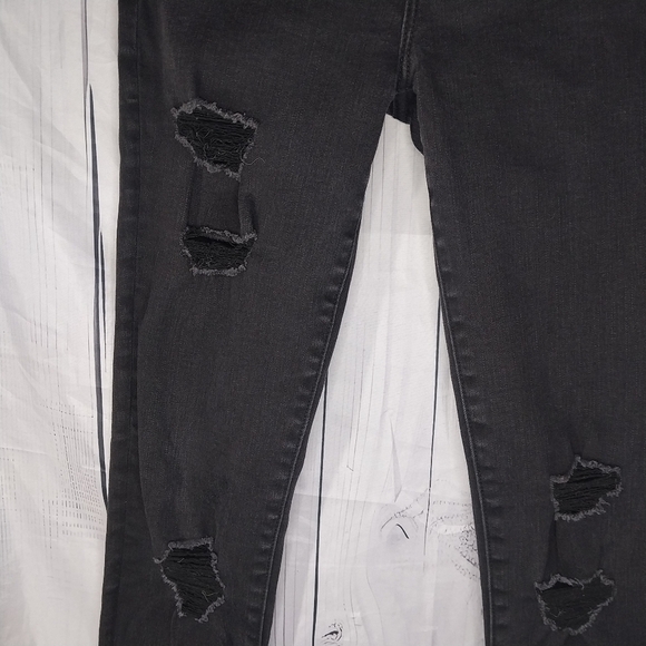 Abercrombie & Fitch Black Distressed Women's Jeans Size 2 - Picture 4 of 11